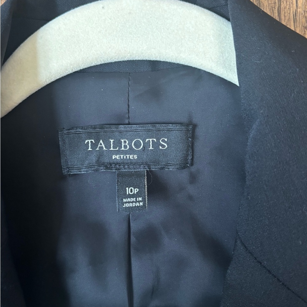 Talbots 10P Talbots Black Blazer - Picture 4 of 8